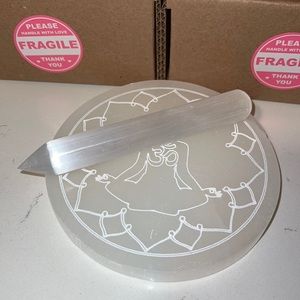 Selenite Wand with Point